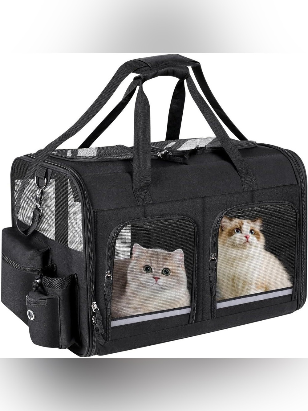 Groxkox Cat Carrier for 2 Cats - New